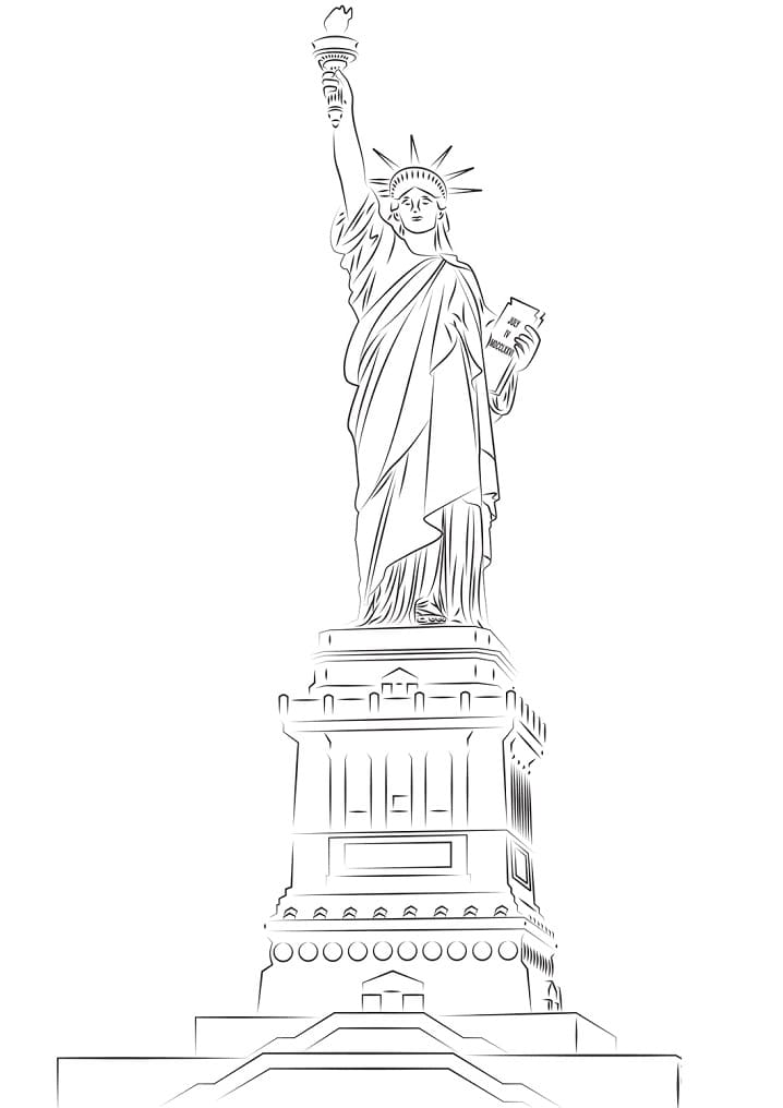 Het Vrijheidsbeeld In New York