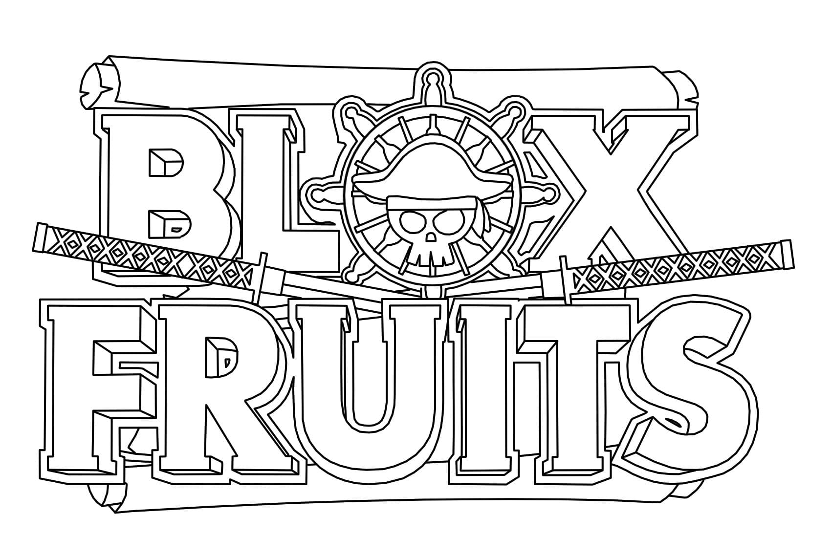 Logo van Blox Fruits