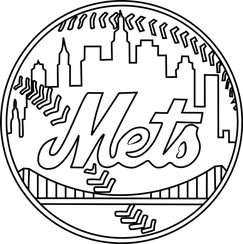 New York Mets Logo Vrij