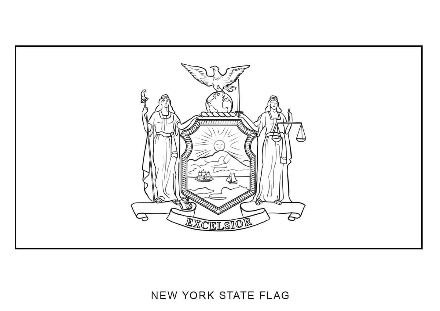 Vlag van de staat New York