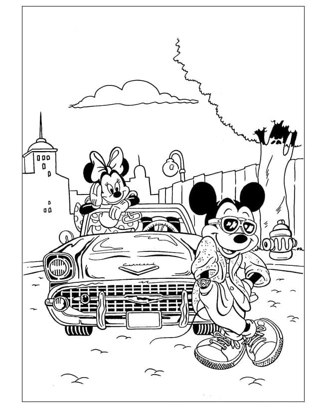 Coole Mickey en Minnie