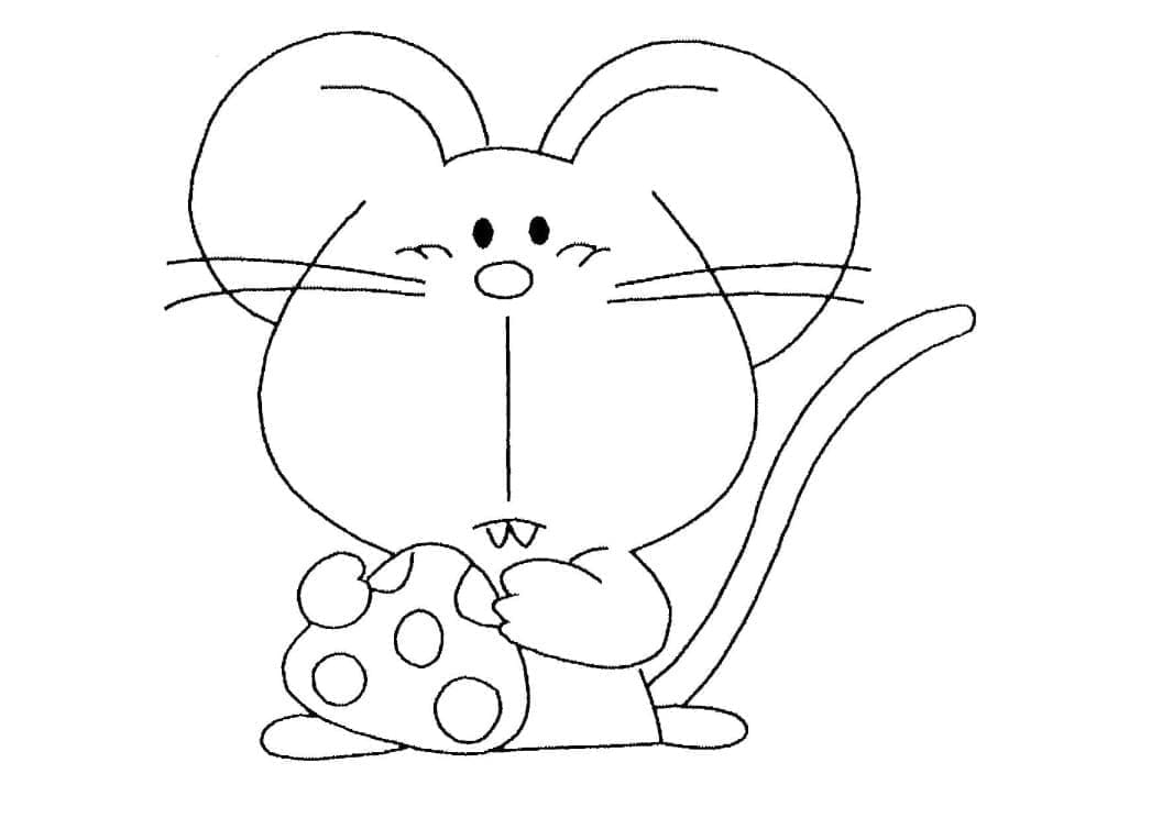 Grappige kleine muis