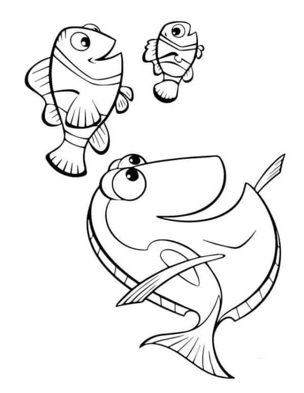 Grappige Nemo en vrienden