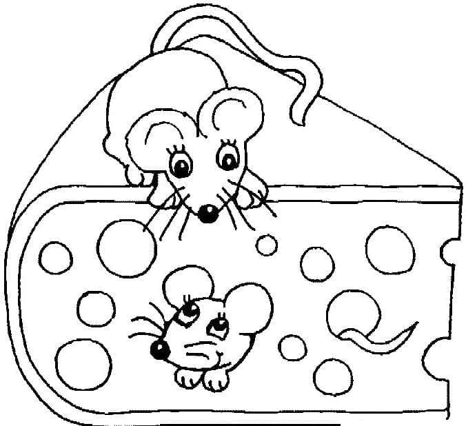 Kleine muizen en kaas