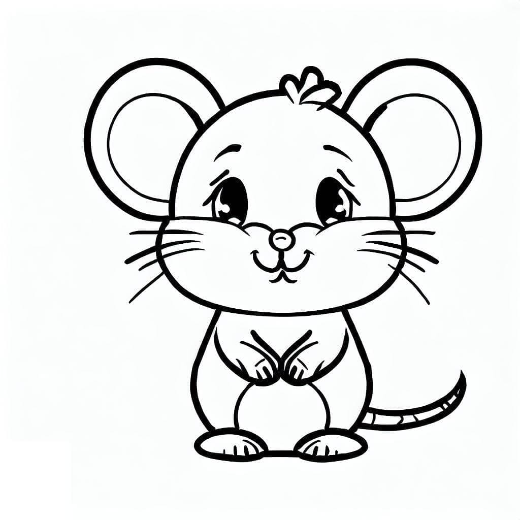 Schattige muis