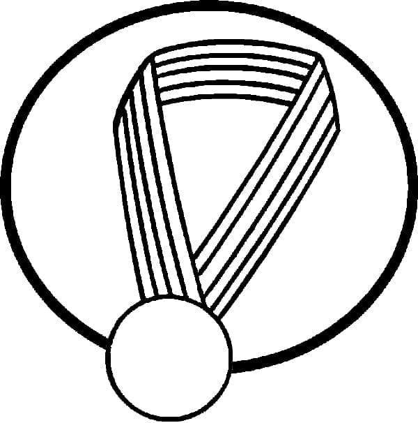 Eenvoudige Olympische Medaille