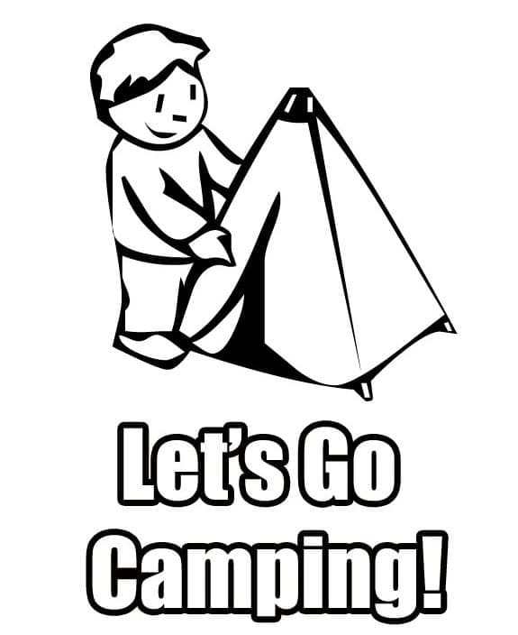 Laten we gaan kamperen