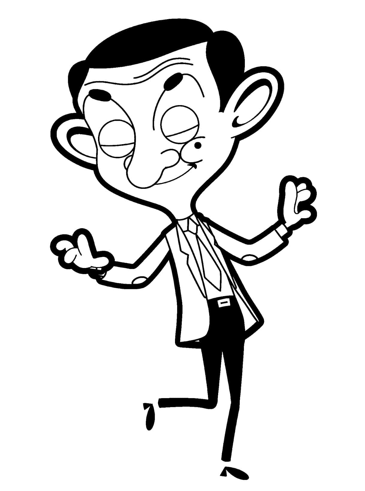 Mr Bean danst