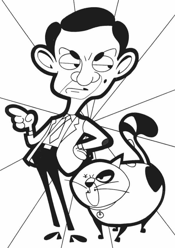 Mr Bean en Scrapper kat