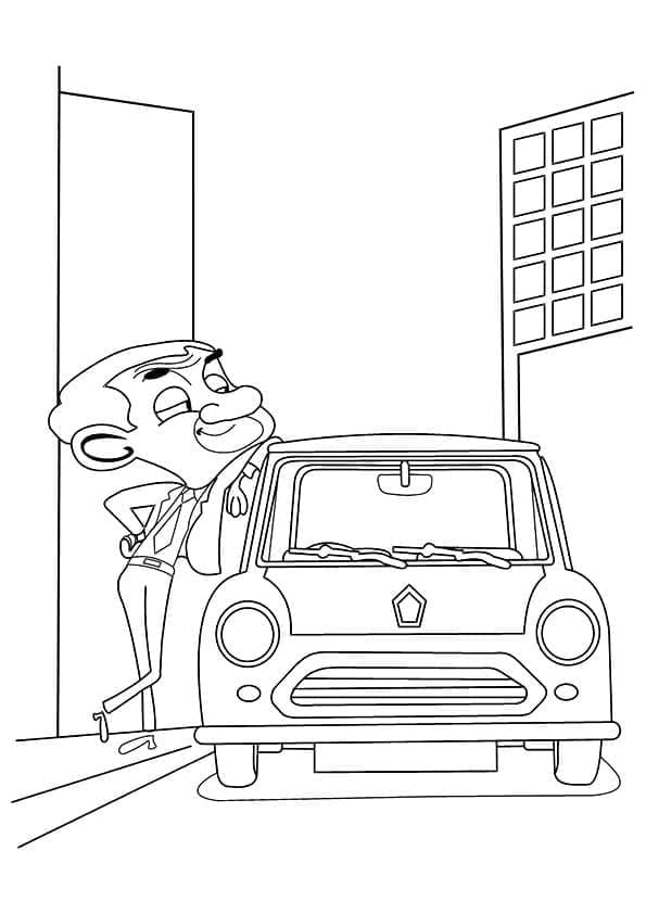 Mr Bean en zijn auto