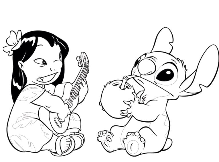 Schattige Lilo en Stitch 2