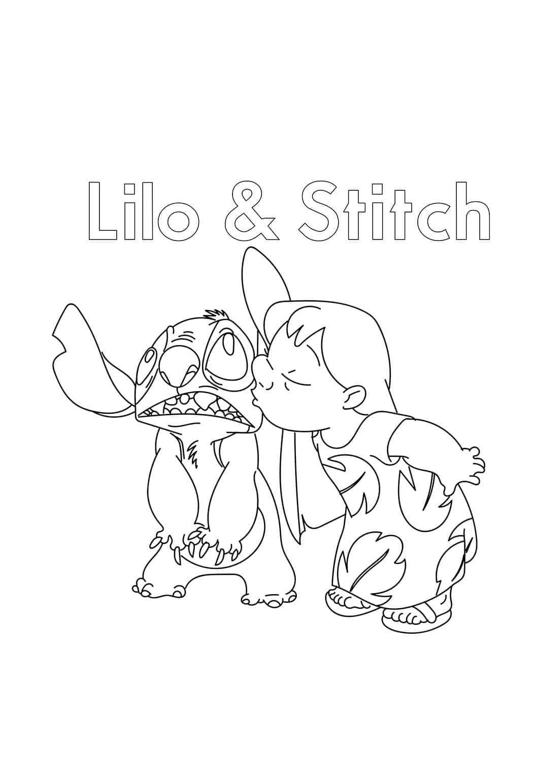 Schattige Lilo en Stitch