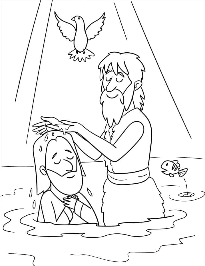 De doop van Jezus afbeelding