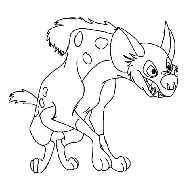 Grappige Hyena