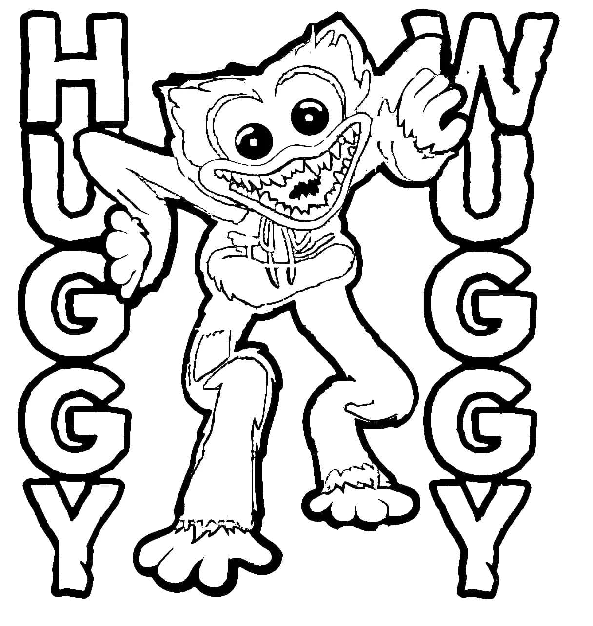 Gratis Huggy Wuggy voor kinderen