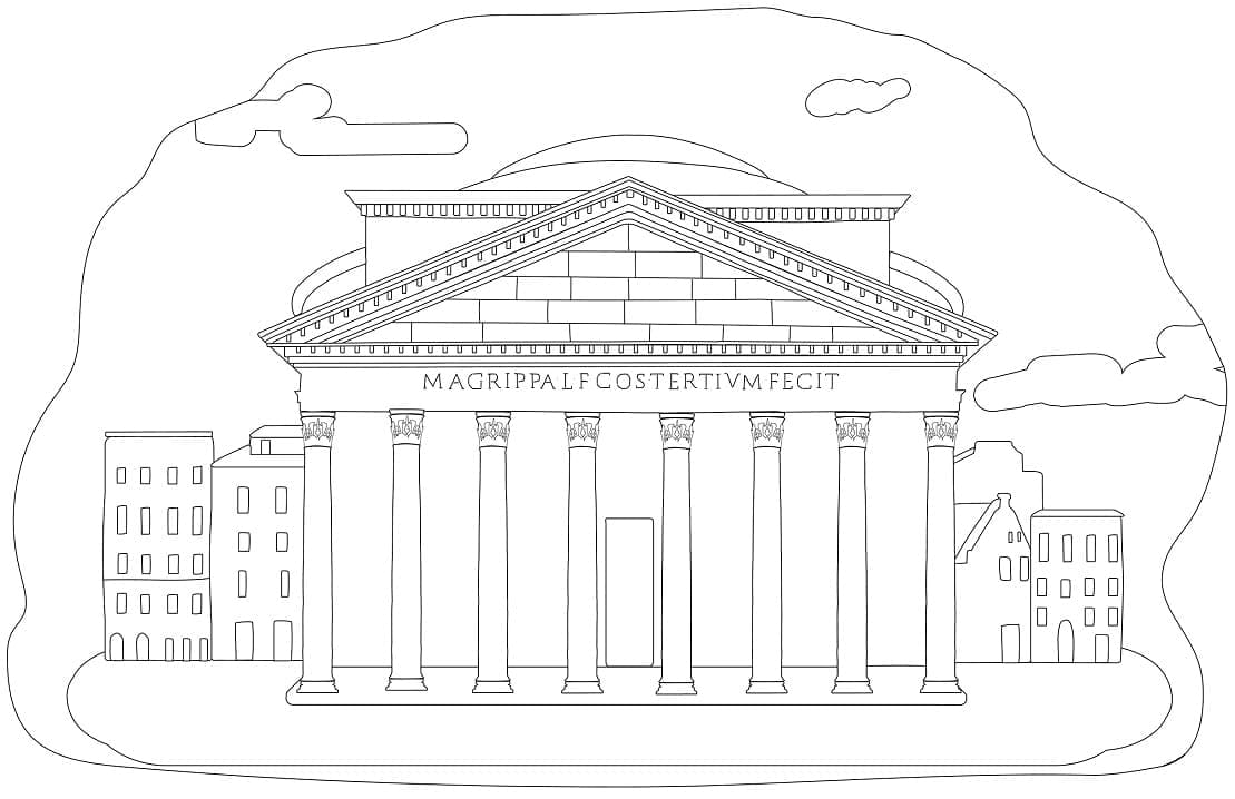 Het Pantheon in Italië