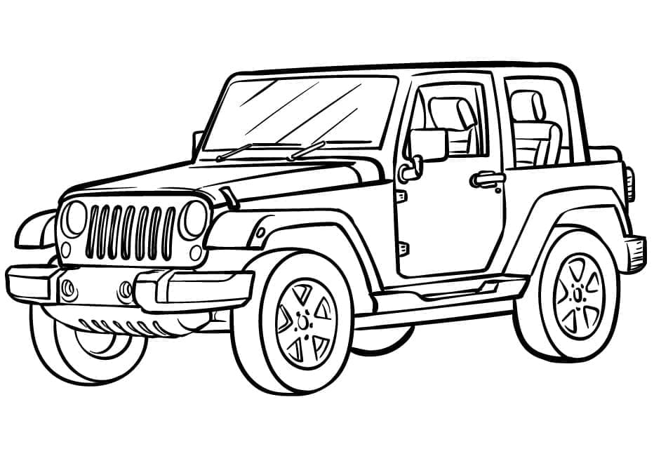 Jeep afdrukken