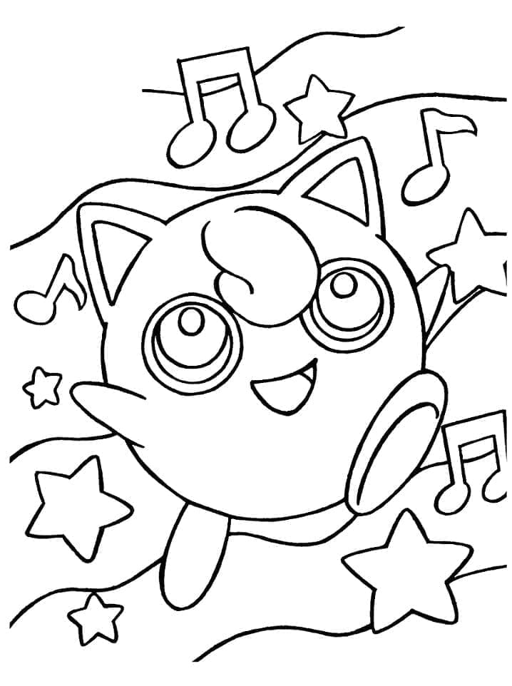 Jigglypuff-afbeelding afdrukken