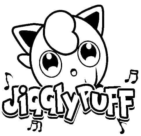 Jigglypuff-vrij afdrukbaar