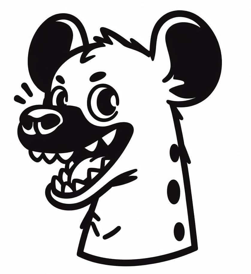 Lachende Hyena