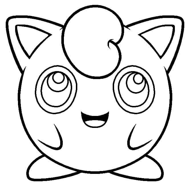 Lachende Pokemon Jigglypuff