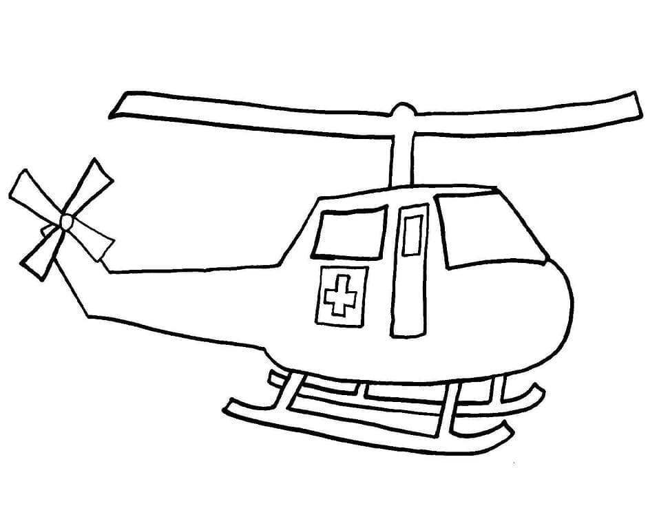 Afdrukbare Medische Helikopter
