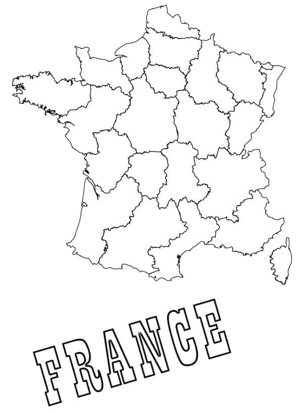 Afdrukbare vlag van Frankrijk gratis