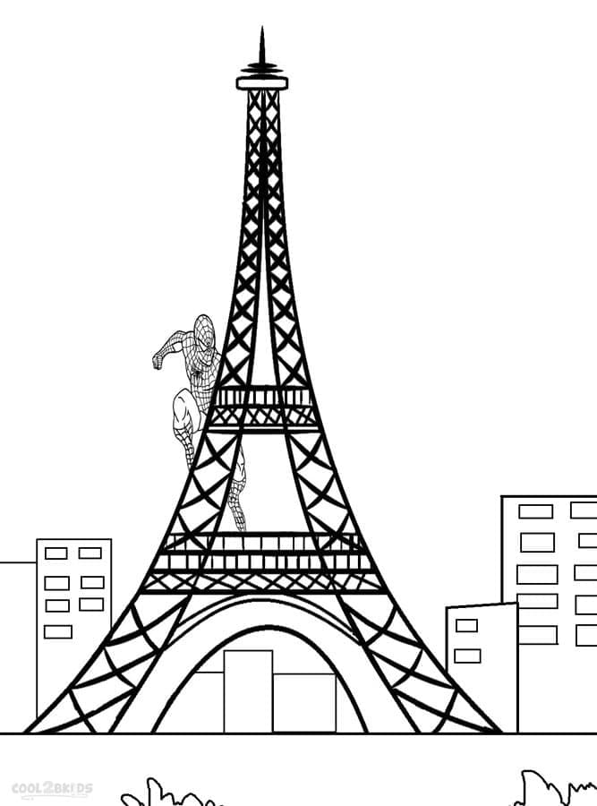 De Eiffeltoren in Frankrijk