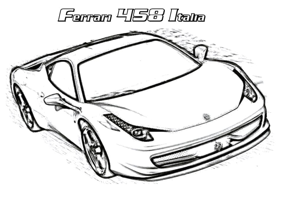 Ferrari 458 Italië