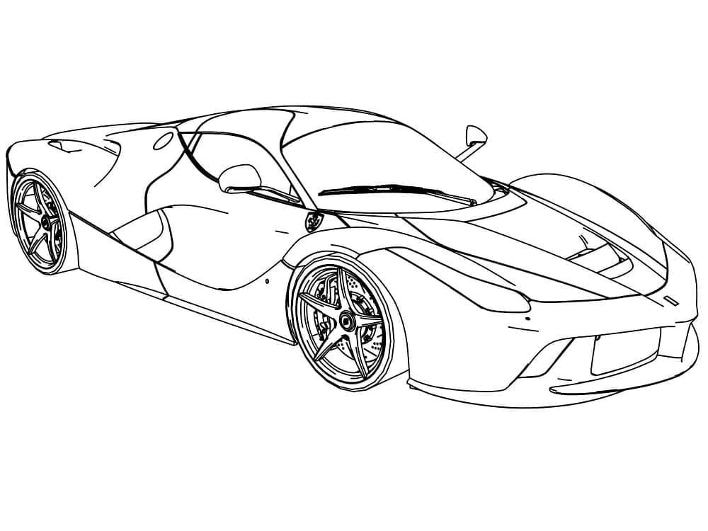 Ferrari-autoafbeelding