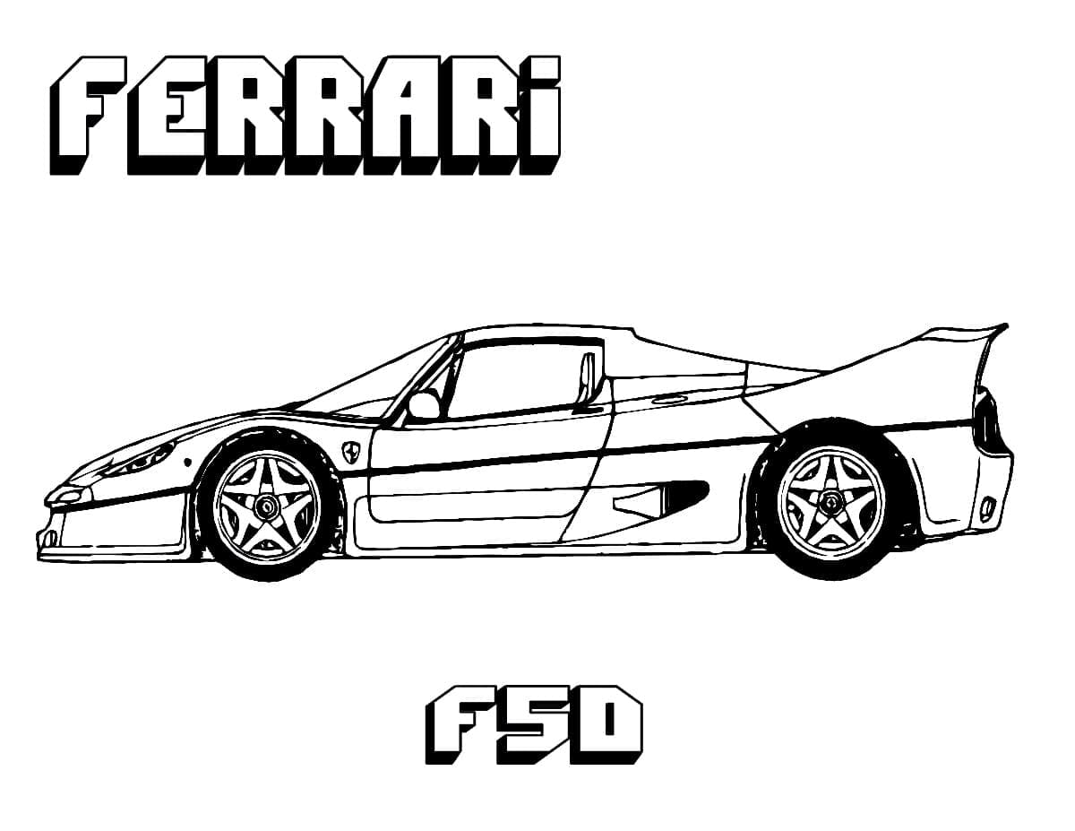 Ferrari F50-auto