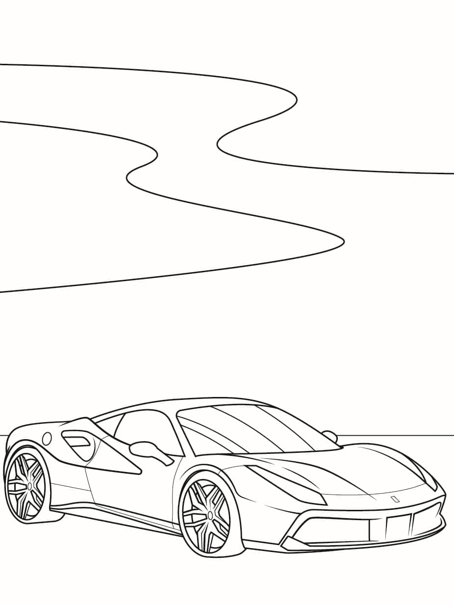 Ferrari onderweg