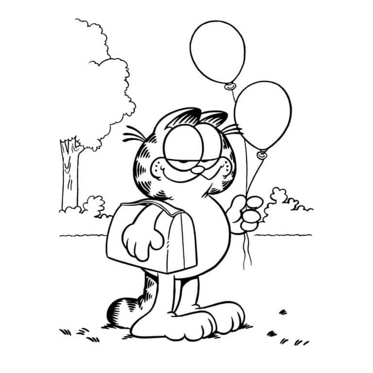 Garfield Met Ballonnen