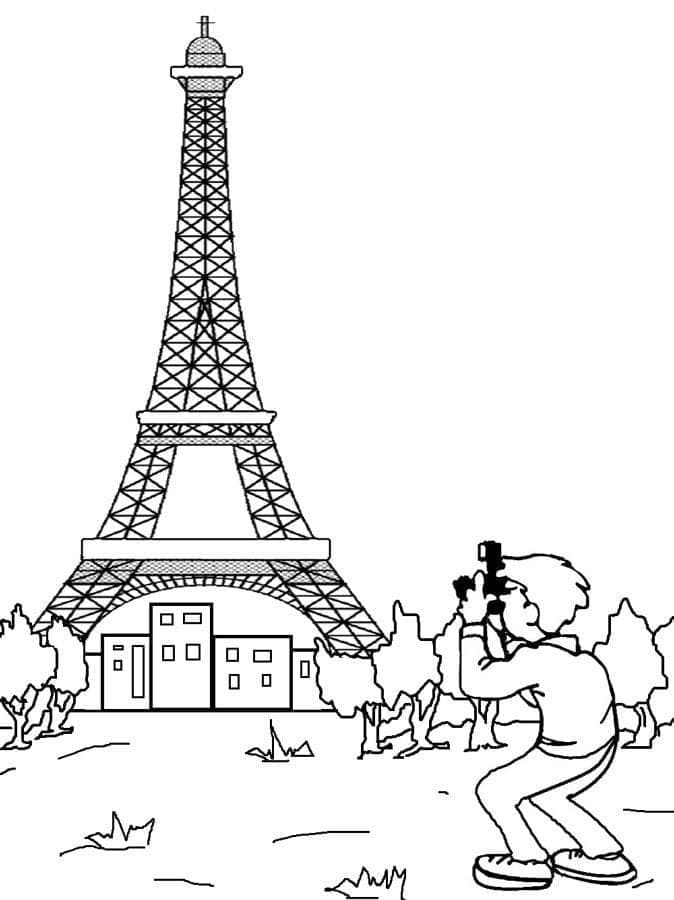 Gratis afdrukbare Eiffeltoren