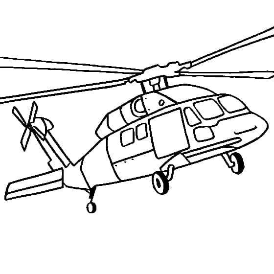 Helikopter Afdrukbaar