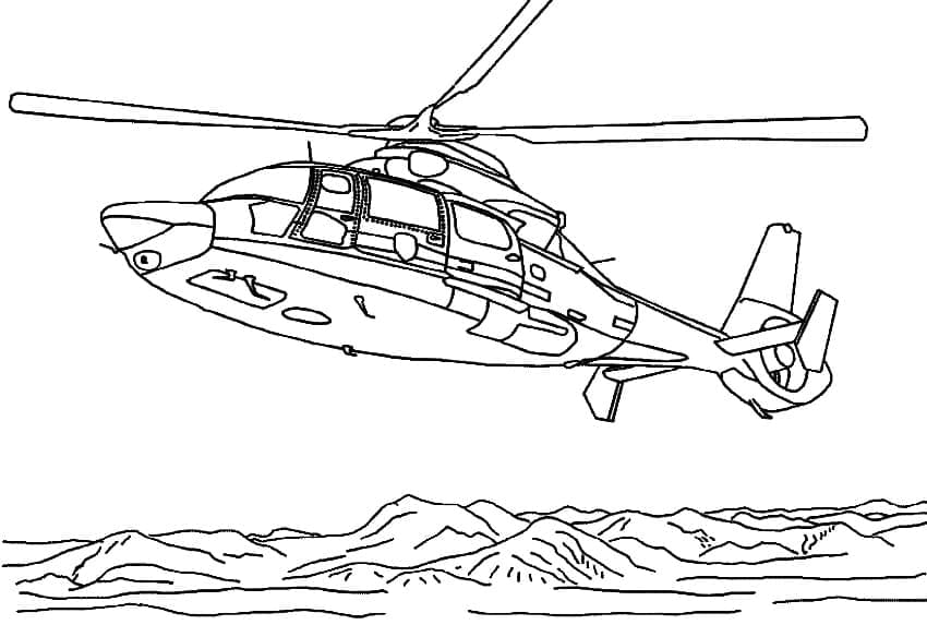Helikopter Gratis Afdrukbaar