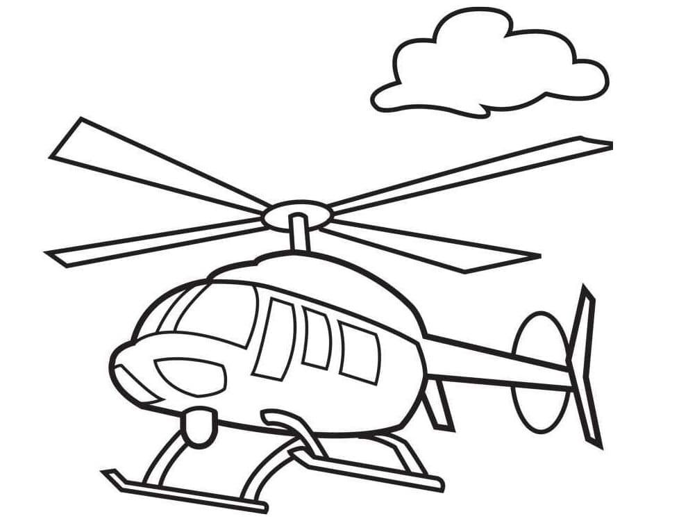 Helikopter Kleurplaten Kinderen Kleurplaat