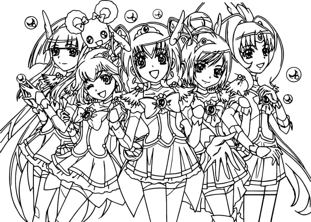 Personages uit Glitter Force