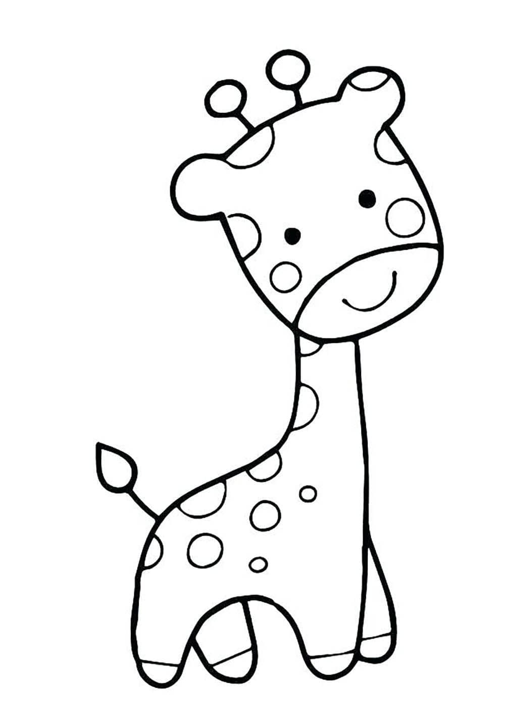 Printbare Giraffe voor Kinderen