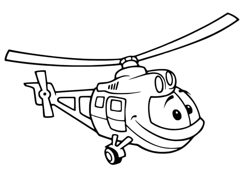 Tekenfilm Helikopter