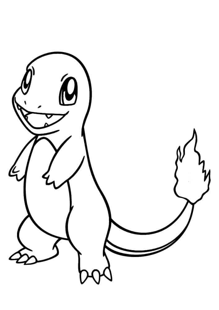 Afdrukbare Charmander