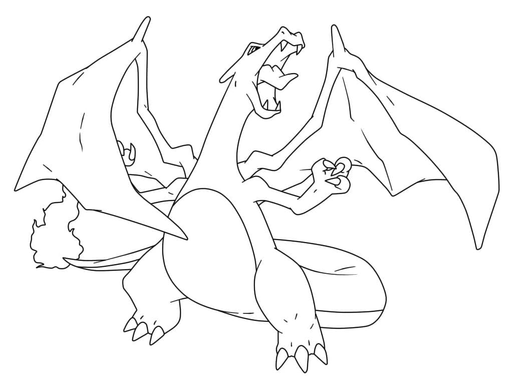 Brullende Charizard