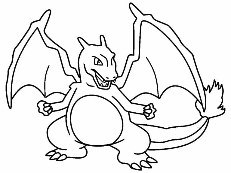 Charizard Pokemon afdrukbaar