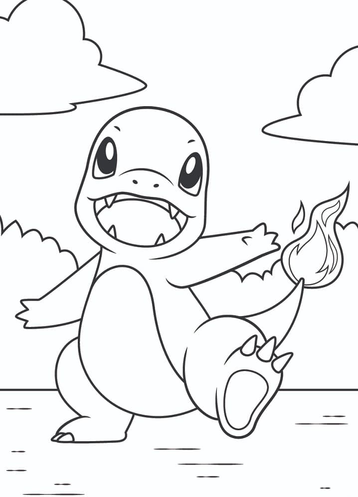 Charmander afdrukbaar