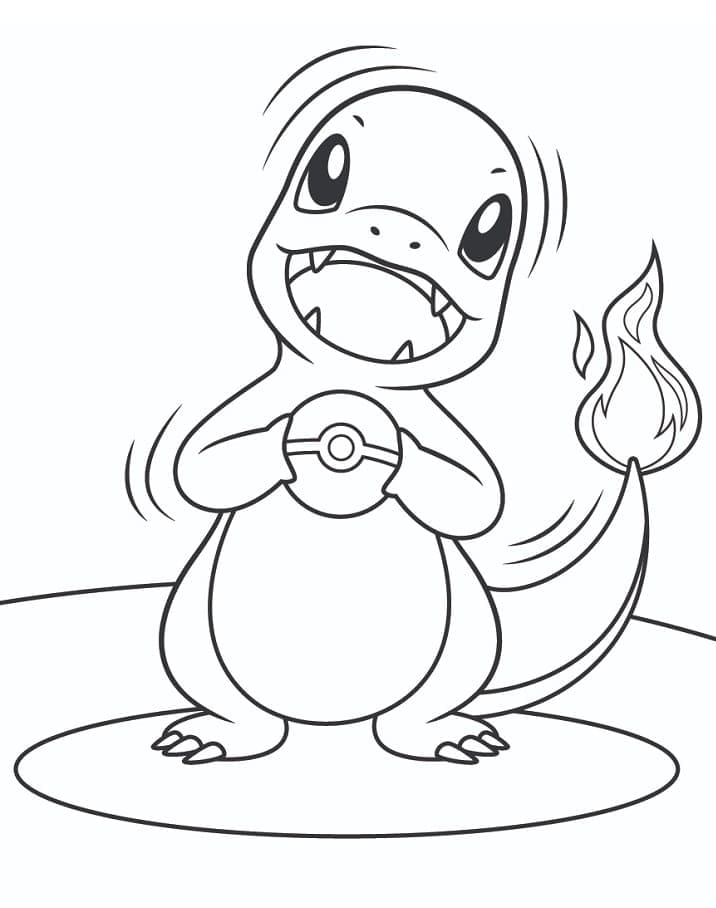 Charmander en Pokéball