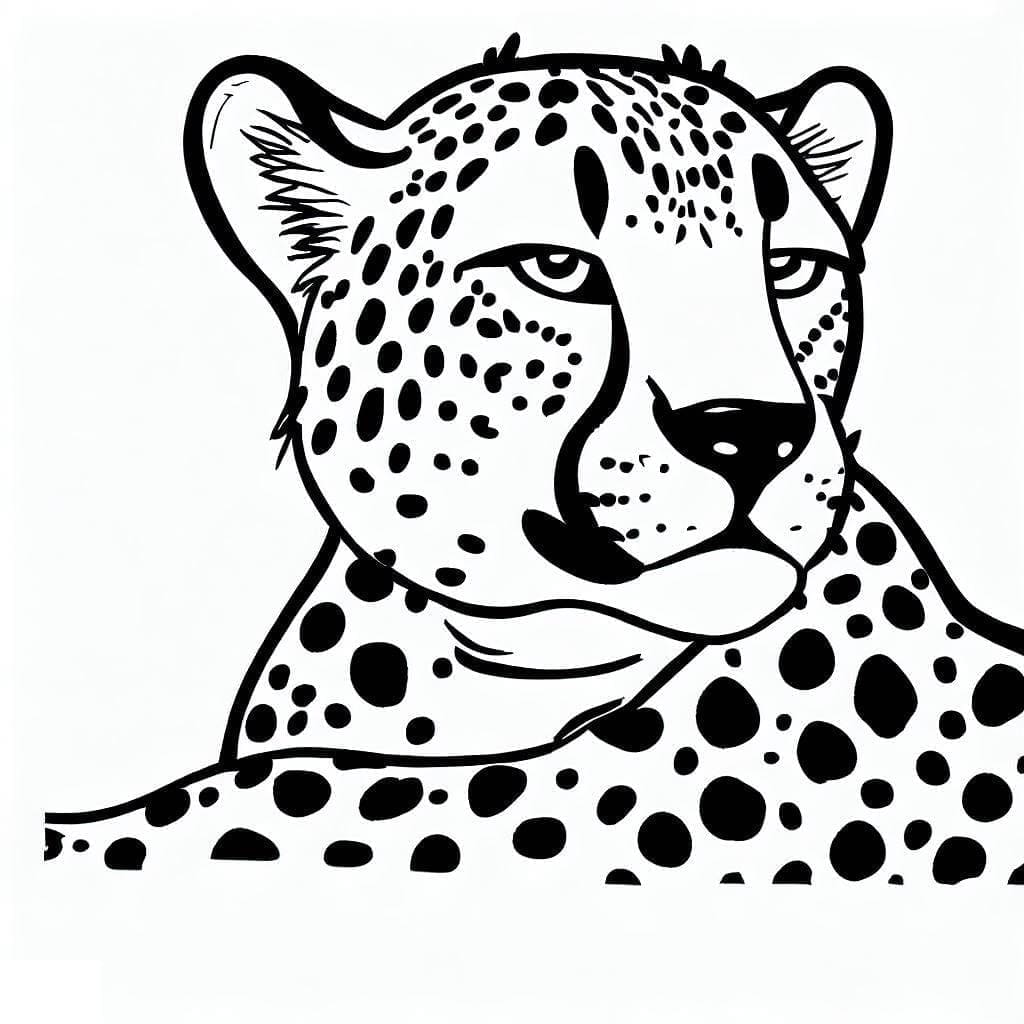 Cheetah gezicht