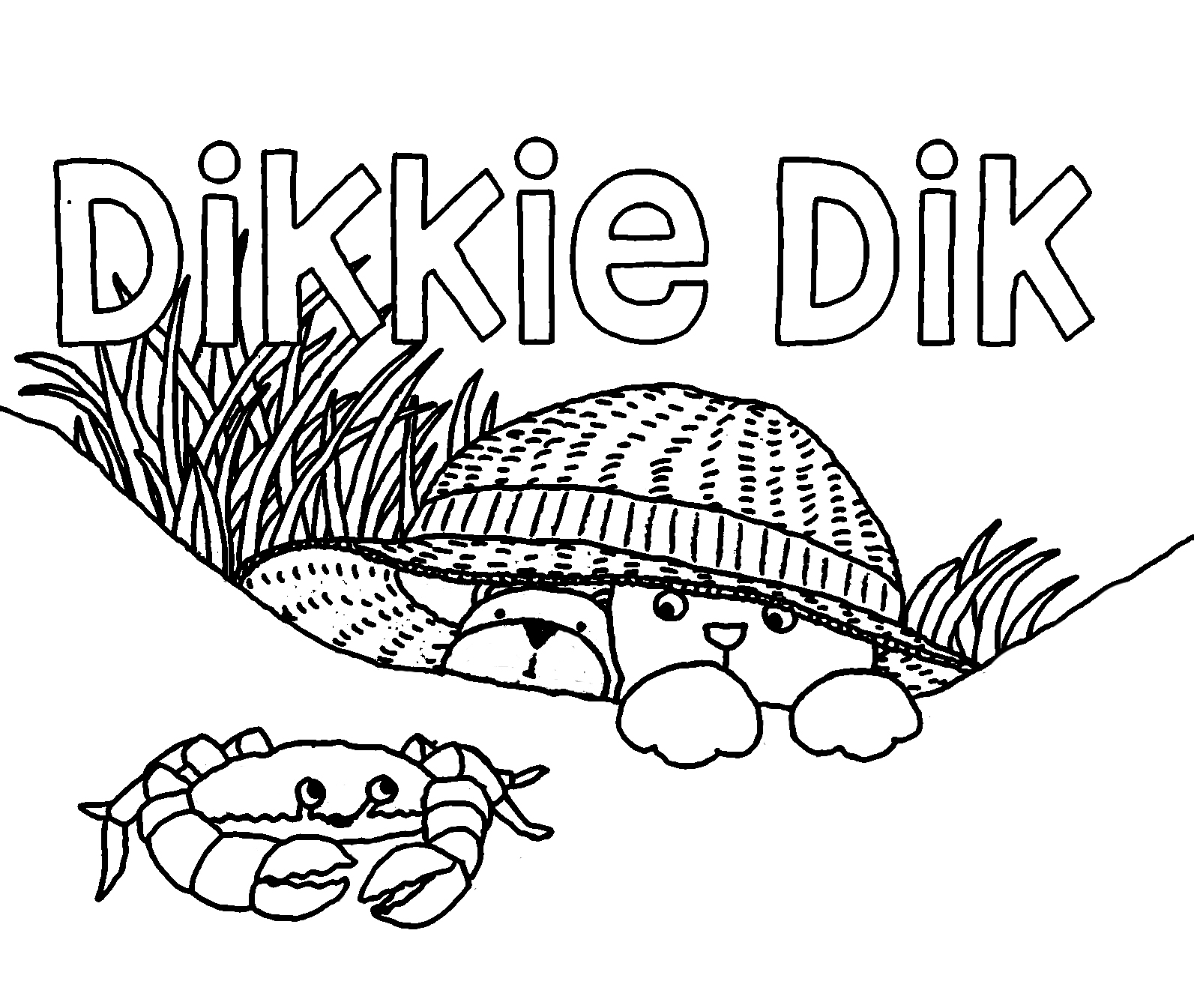 Dikkie Dik en de krab