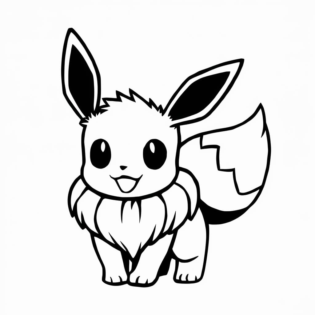 Eevee Pokemon blij