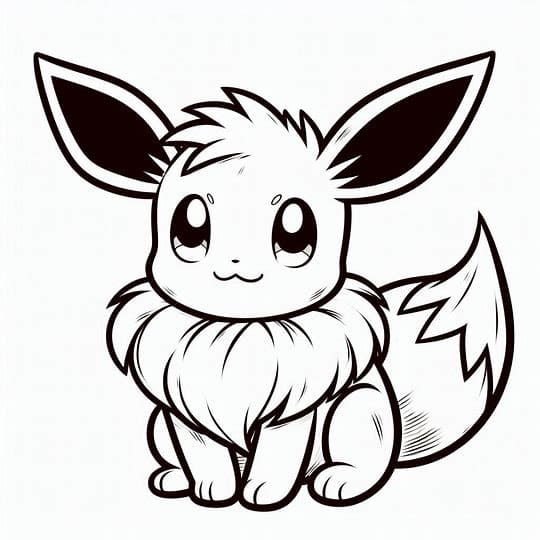 Eevee Pokemon erg schattig