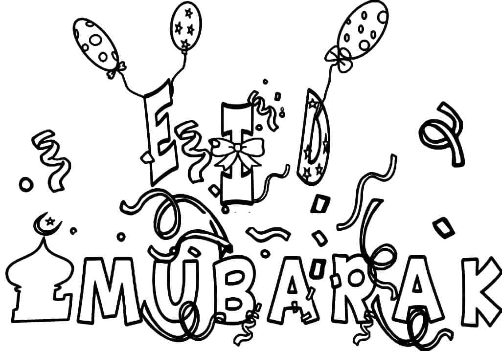 Eid Moebarak afbeelding